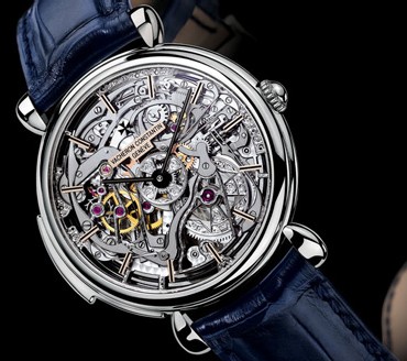 Répétition minutes Les Cabinotiers squelettée platine de Vacheron Constantin