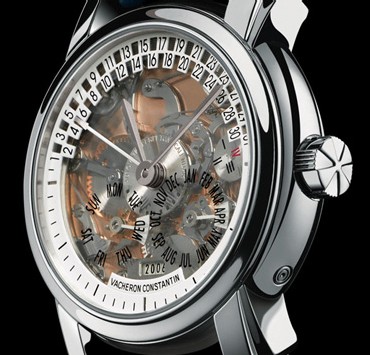 Calendrier perpétuel Malte en platine à date rétrogradante modèle « Open Face » grande complication de Vacheron Constantin Calendrier perpétuel Malte en platine à date rétrogradante modèle « Open Face » grande complication de Vacheron Constantin
