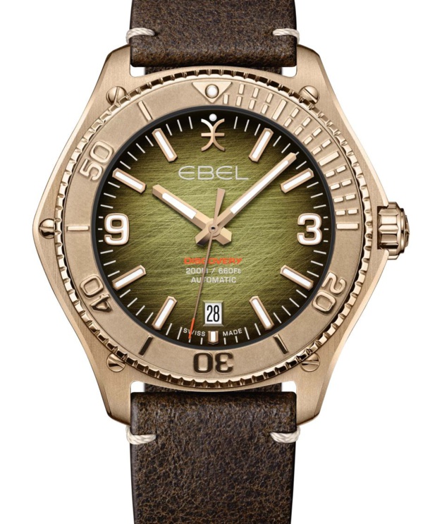 Ebel Discovery Bronze : cadran rouge ou vert Ebel Discovery Bronze : cadran rouge ou vert