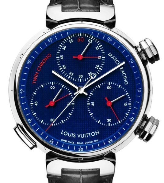 Louis Vuitton Tambour Twin Chrono : bi-chronographe monopoussoir de régate Louis Vuitton Tambour Twin Chrono : bi-chronographe monopoussoir de régate