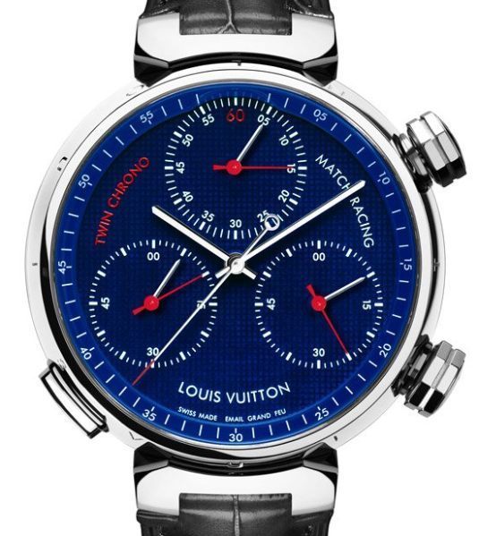 Louis Vuitton Tambour Twin Chrono : bi-chronographe monopoussoir de régate