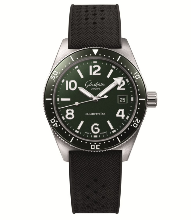 Glashütte Original Spezialist SeaQ : cadran vert jonc pour plongée dans les eaux vertes Glashütte Original Spezialist SeaQ : cadran vert jonc pour plongée dans les eaux vertes