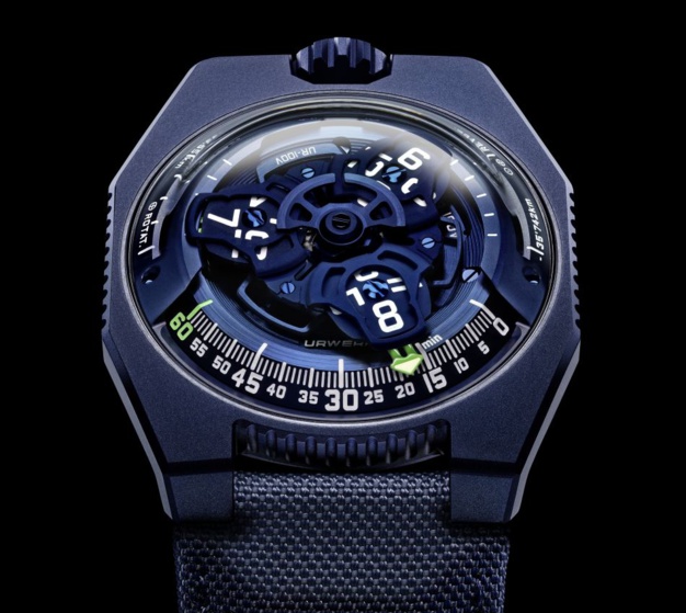 Urwerk UR-100V "Planète Bleue"