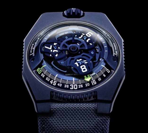 Urwerk UR-100V "Planète Bleue" Urwerk UR-100V "Planète Bleue"