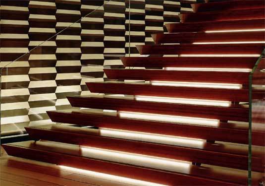 escaliers du stand Rolex Foire de Bâle 2013 escaliers du stand Rolex Foire de Bâle 2013