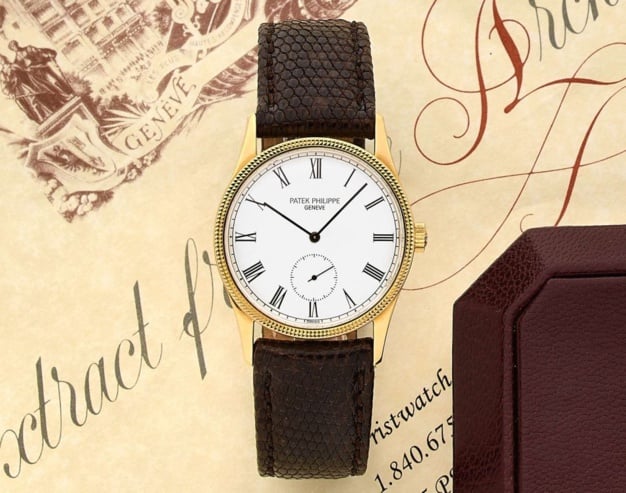 Calatrava "Clous de Paris", ref. 3796 Copyright Artcurial Calatrava "Clous de Paris", ref. 3796 Copyright Artcurial
