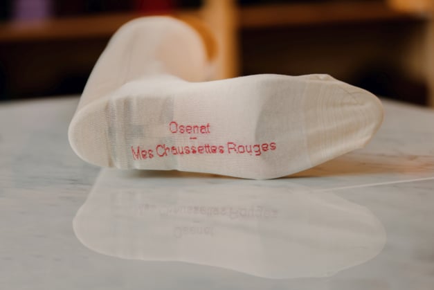 Un coffret de six paires de chaussettes en hommage à Napoléon Un coffret de six paires de chaussettes en hommage à Napoléon