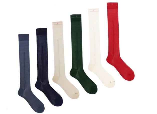 Un coffret de six paires de chaussettes en hommage à Napoléon Un coffret de six paires de chaussettes en hommage à Napoléon