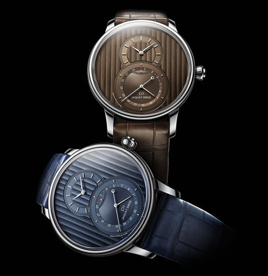 Grande Seconde Quantième Jaquet Droz : moderne et classique à la fois