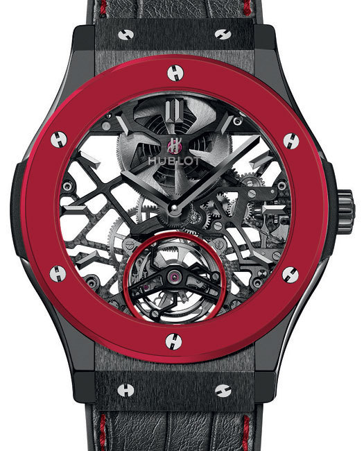 Hublot Red'n'Black Skeleton Tourbillon