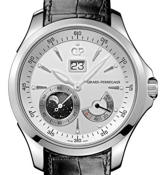 Girard-Perregaux Traveller phase de lune et grande date Girard-Perregaux Traveller phase de lune et grande date