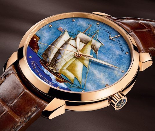 Ulysse Nardin Pride of Baltimore Classico Cloisonné Ulysse Nardin Pride of Baltimore Classico Cloisonné