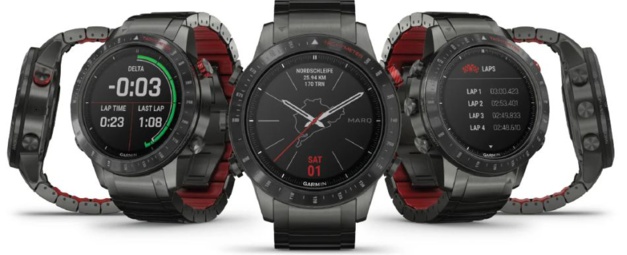 Garmin MARQ Driver : "le" garde-temps connecté taillé pour la course Garmin MARQ Driver : "le" garde-temps connecté taillé pour la course