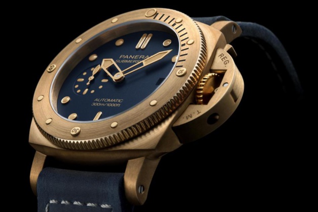 Panerai Submersible Bronzo Blu Abisso : la première en 42 Panerai Submersible Bronzo Blu Abisso : la première en 42