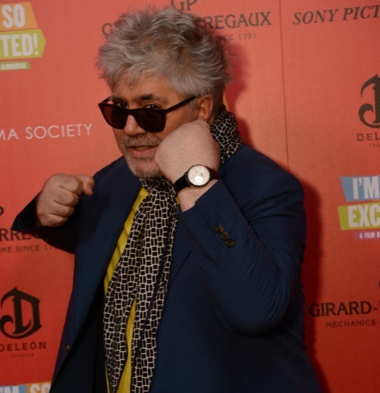 Pedro Almodovar et sa montre Girard-Perregaux