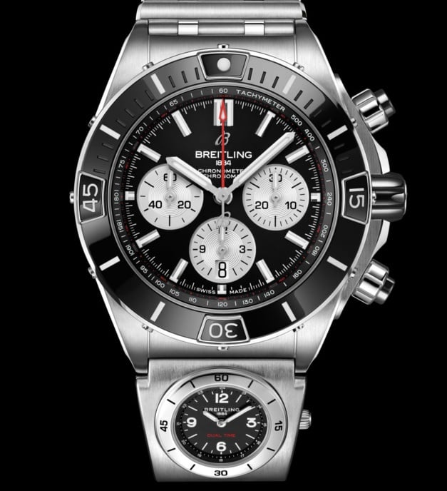 Breitling Super Chronomat : retour du module UTC sur le bracelet ! Breitling Super Chronomat : retour du module UTC sur le bracelet !