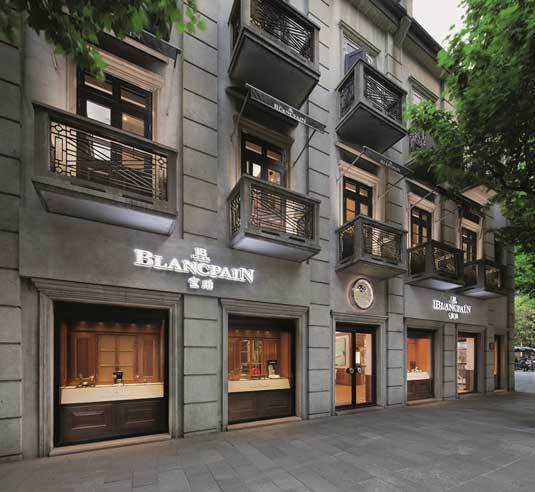 Blancpain : une troisième boutique à Shanghai et tout simplement la plus grande au monde Blancpain : une troisième boutique à Shanghai et tout simplement la plus grande au monde