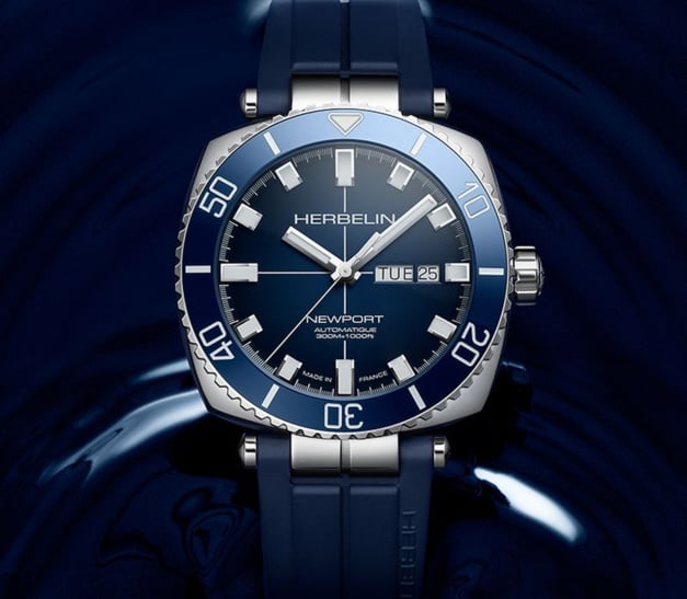 Herbelin Newport Héritage Diver : plongeuse de luxe accessible Herbelin Newport Héritage Diver : plongeuse de luxe accessible