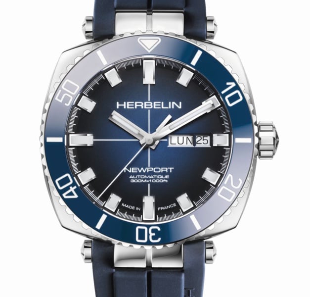 Herbelin Newport Héritage Diver : plongeuse de luxe accessible Herbelin Newport Héritage Diver : plongeuse de luxe accessible