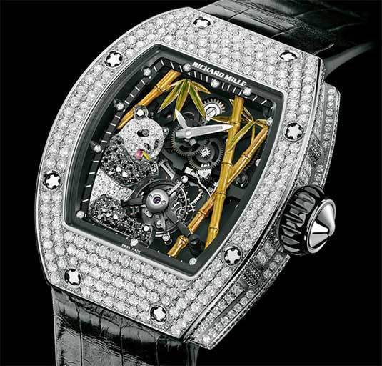 Richard Mille Tourbillon RM 26-01 Panda : haute joaillerie et haute horlogerie Richard Mille Tourbillon RM 26-01 Panda : haute joaillerie et haute horlogerie