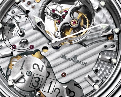 Tourbillon squelette de chez Blancpain