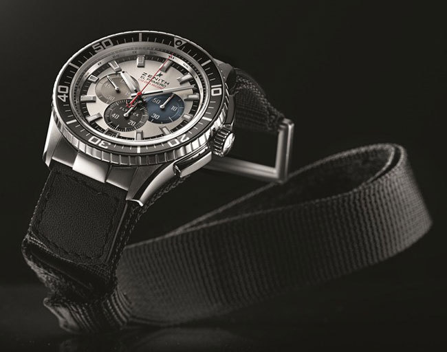 Zenith El Primero Stratos Flyback Striking 10th Tribute to Felix Baumgartner Only Watch 2013