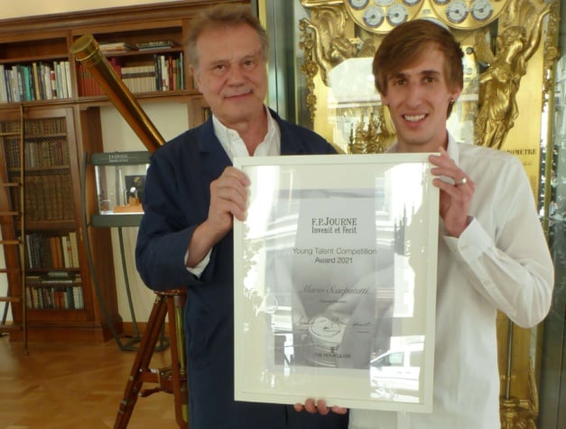 Young Talent Competition : remise du prix à Mario Scarpatetti à Genève Young Talent Competition : remise du prix à Mario Scarpatetti à Genève
