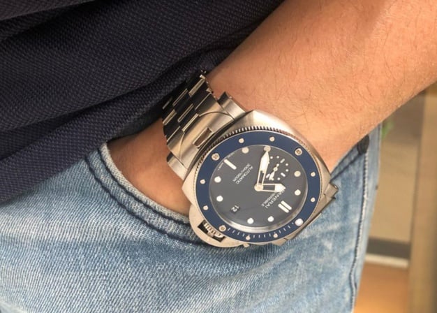 Panerai Submersible 42 mm Blu notte Panerai Submersible 42 mm Blu notte
