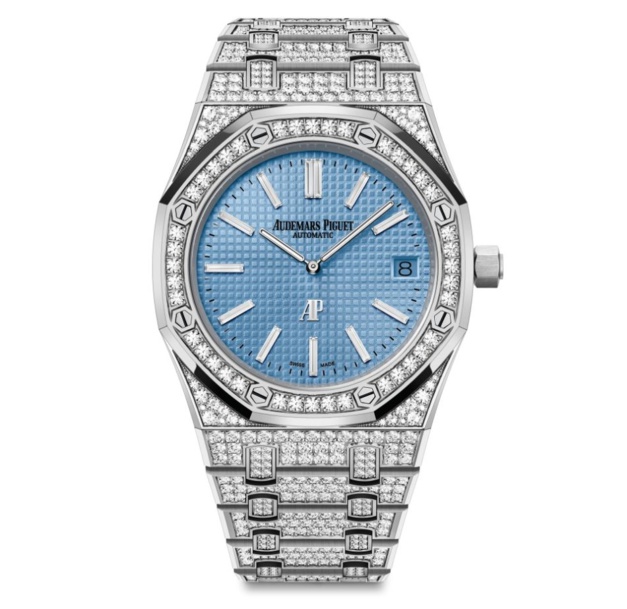 Audemars Piguet Royal Oak Jumbo : trois versions serties de diamants Audemars Piguet Royal Oak Jumbo : trois versions serties de diamants