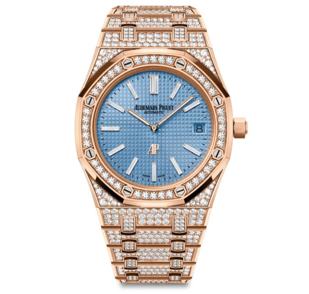 Audemars Piguet Royal Oak Jumbo : trois versions serties de diamants Audemars Piguet Royal Oak Jumbo : trois versions serties de diamants