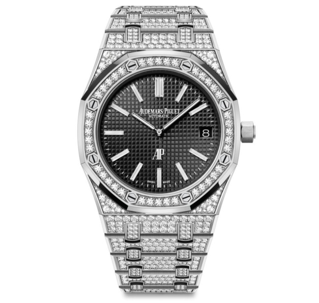 Audemars Piguet Royal Oak Jumbo : trois versions serties de diamants Audemars Piguet Royal Oak Jumbo : trois versions serties de diamants