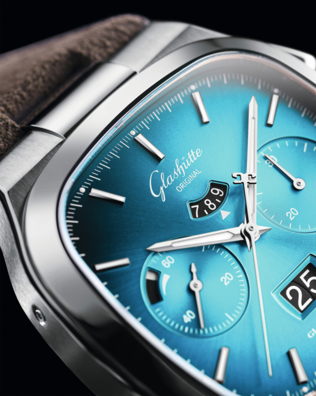 Glashütte Original : duo de chronos colorés très seventies Glashütte Original : duo de chronos colorés très seventies