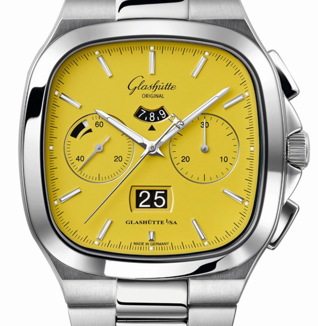 Glashütte Original : duo de chronos colorés très seventies Glashütte Original : duo de chronos colorés très seventies