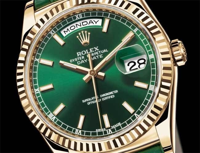 Rolex Oyster Perpetual Day-Date : une montre haute en couleurs