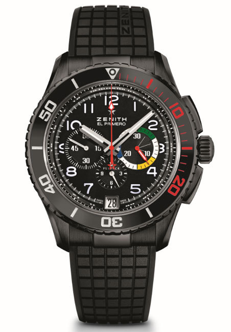 Zenith El Primero Stratos Flyback Rainbow : série limitée exclusive boutique Zenith El Primero Stratos Flyback Rainbow : série limitée exclusive boutique