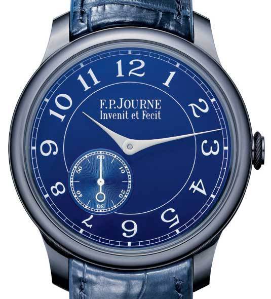 Chronomètre Bleu FP Journe en tantale