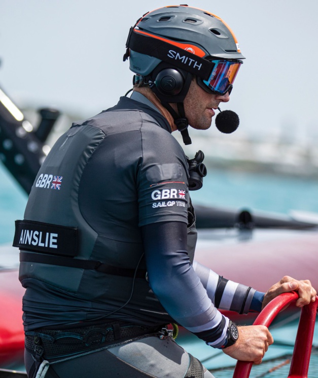 Sir Ben Ainslie, Rolex Testimonee and helm of Great Britain SailGP Team © Rolex/Javier Salinas for SailGP