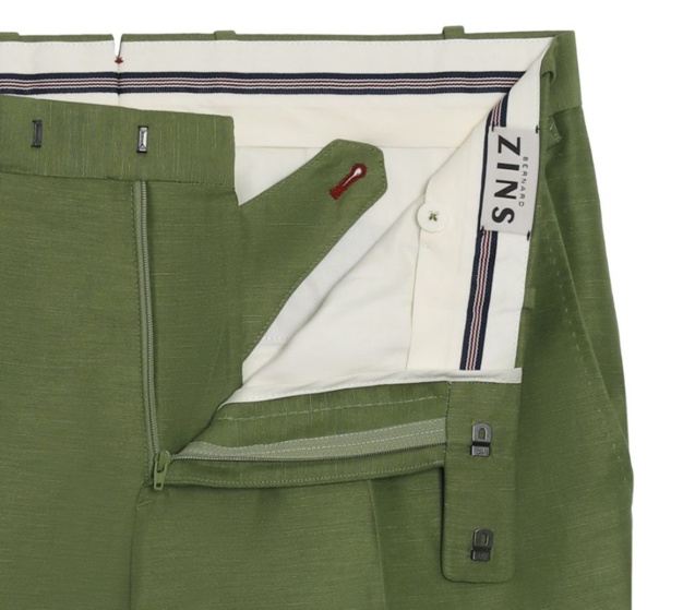 Pantalon Bernard Zins BZV2 EN LIN & SOIE 60490