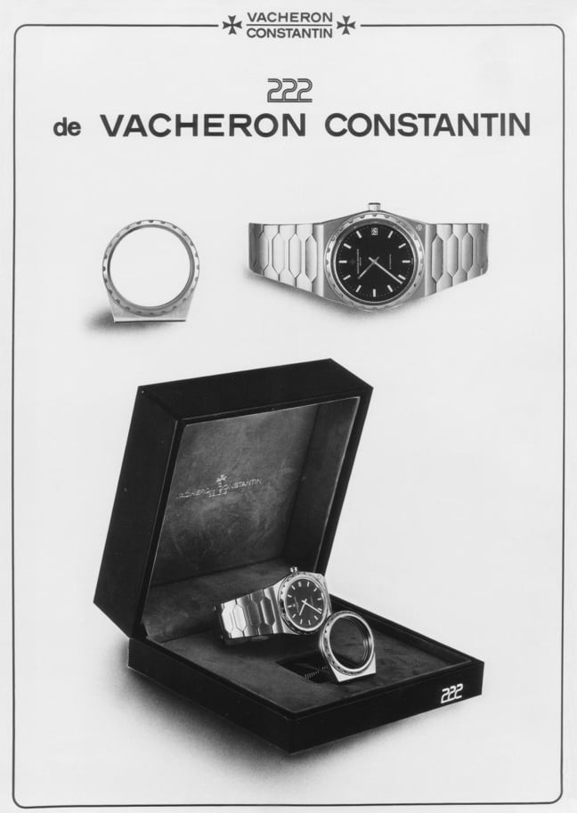 Vacheron Constantin 222 ancienne publicité Vacheron Constantin 222 ancienne publicité