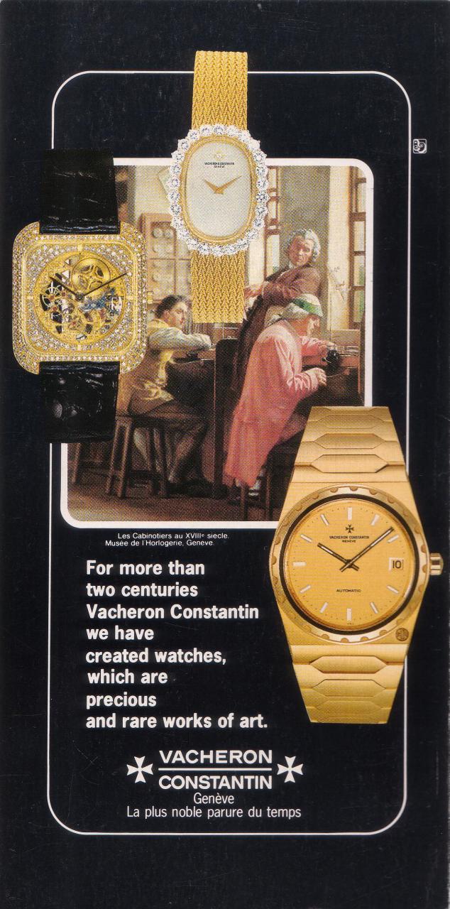 Vacheron Constantin 222 ancienne publicité Vacheron Constantin 222 ancienne publicité