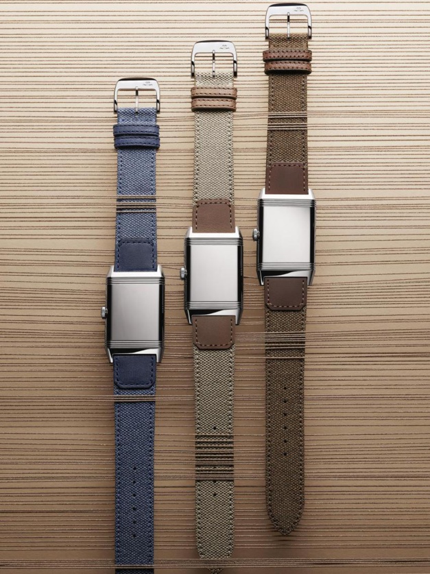 Jaeger-LeCoultre : de nouveaux bracelets en cuir et toile pour ses Reverso Jaeger-LeCoultre : de nouveaux bracelets en cuir et toile pour ses Reverso