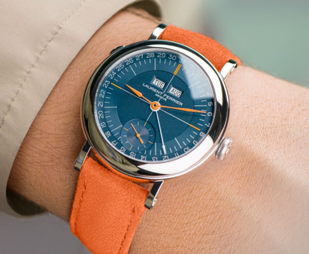 Laurent Ferrier Ecole Calendrier Annuel : du bleu et de l'orange pour cette ultime édition limitée