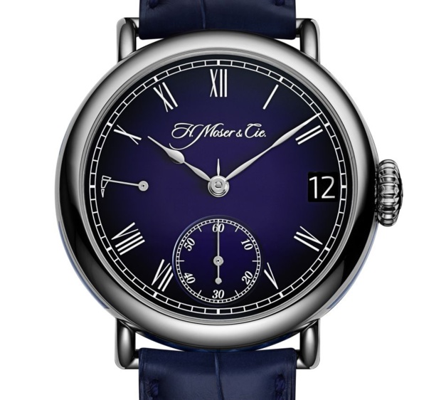 Moser Heritage Perpetual Calendar Midnight Blue Enamel Moser Heritage Perpetual Calendar Midnight Blue Enamel