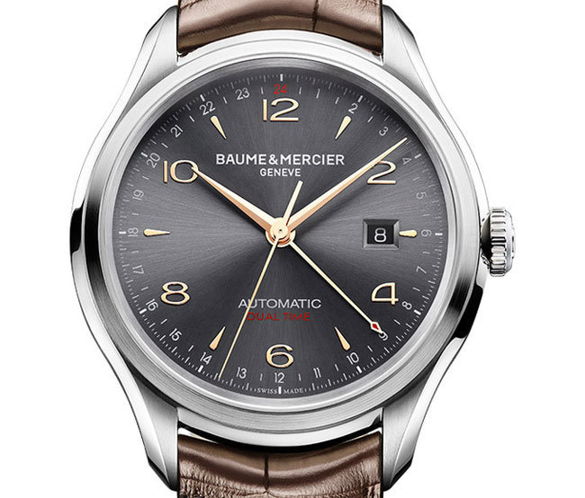 Baume et Mercier Clifton GMT acier Baume et Mercier Clifton GMT acier