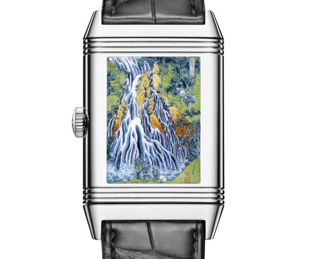 Jaeger-LeCoultre Reverso Tribute Enamel : hommage à Hokusai et sa Cascade de Kirifuri