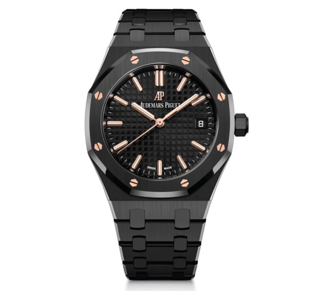 Royal Oak Automatique en 34 mm en céramique noire Royal Oak Automatique en 34 mm en céramique noire