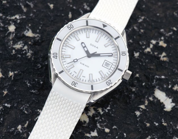 Doxa : lancement de sa fameuse SUB 200 en version blanche Whitepearl Doxa : lancement de sa fameuse SUB 200 en version blanche Whitepearl