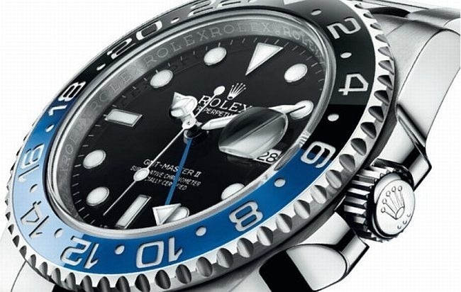 Rolex GMT Master 2 bleu et noir dite Batman