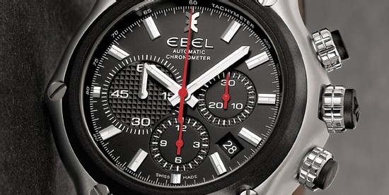 1911 BTR : chronographe automatique (détail) 1911 BTR : chronographe automatique (détail)