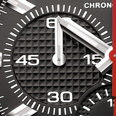 1911 BTR : chronographe automatique (détail) 1911 BTR : chronographe automatique (détail)